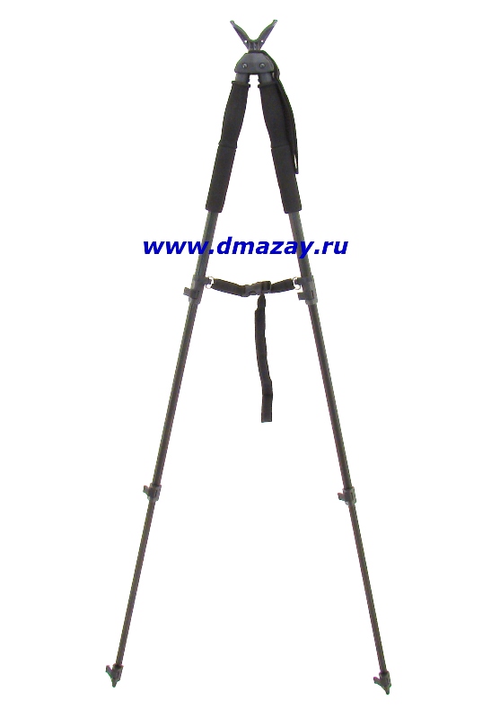 Телескопическая опора для оружия (сошки, упор, бипод) Allen intruder Bipod, 2 опоры, 4 секции, 54-157 см арт.2180