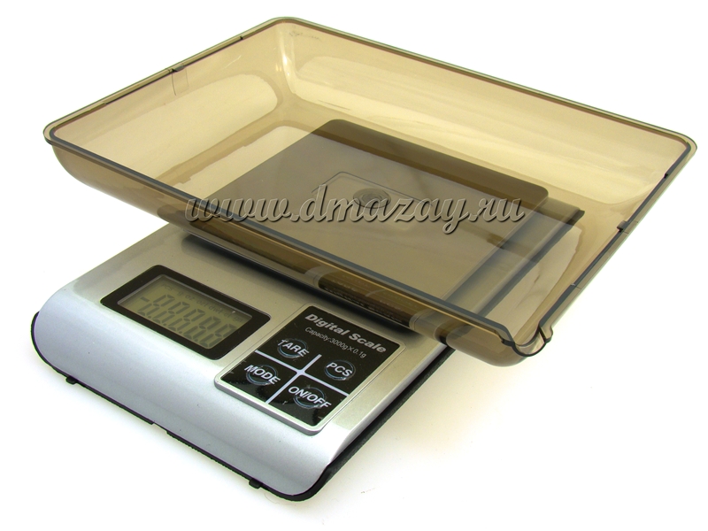 Весы электронные для взвешивания пороха и дроби KM Digital Scale до 3000 гр с шагом измерения 0,1 г
