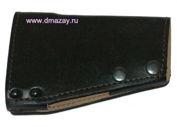 Затыльник (затылок, амортизатор) приклада (ложа) оружия кожаный под рамочный приклад Сайги (АК) длинный БУРС