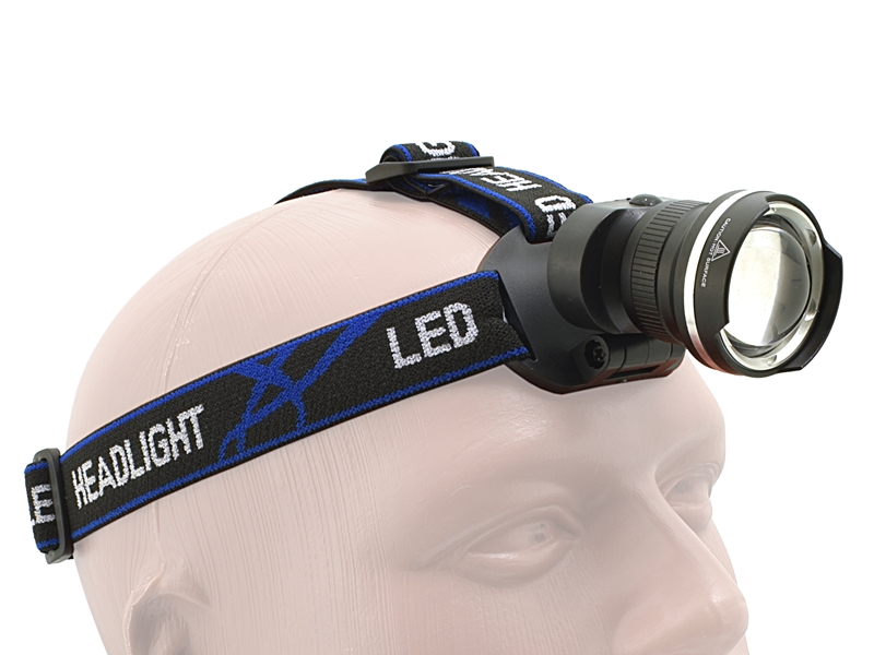 LED Фонарь налобный (налобник) светодиодный P-T07-2