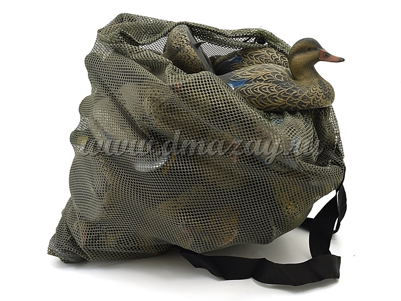 Сумка (сетка-рюкзак) для переноски чучел уток и гусей 100х75 см