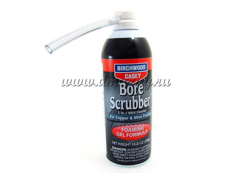 Состав для чистки и удаления любых загрязнений ствола BIRCHWOOD CASEY 33643 Bore Scrubber 2-in-1 Bore Cleaner пенящийся гель