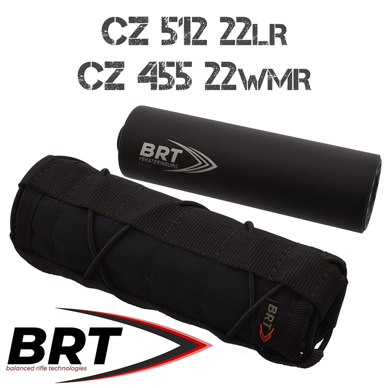 ДТКП (Банка) 11 камер BRT (Брт) на CZ 512 22LR, CZ 455 22WMR, резьба 1/2"-20 UNF