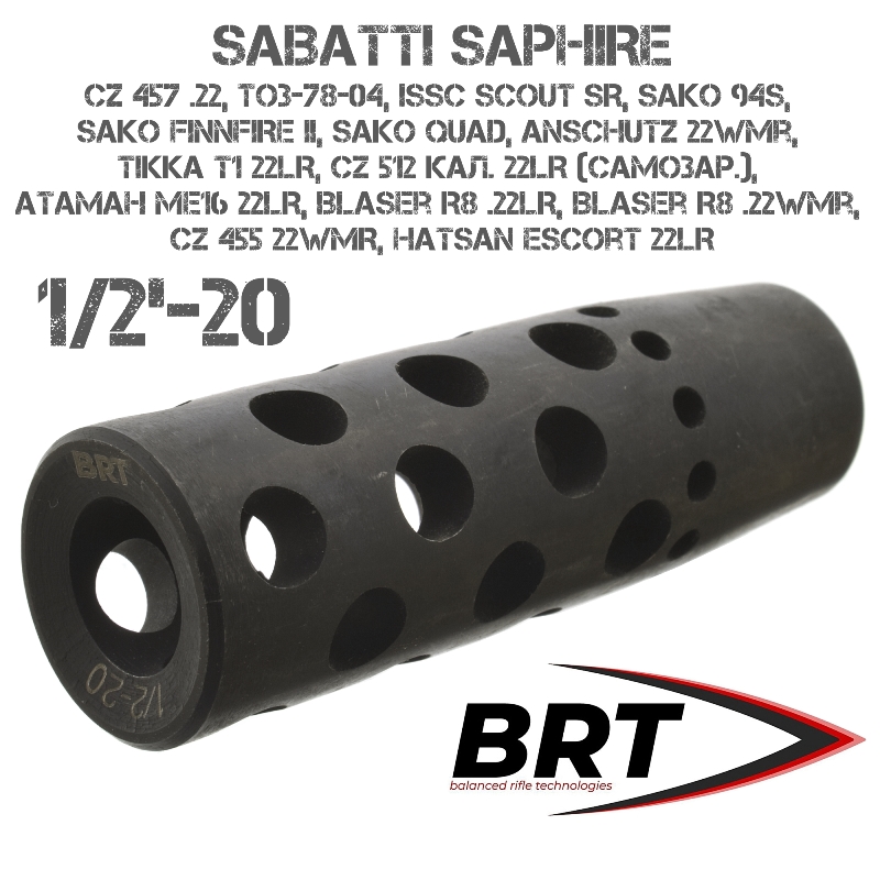 ДТК Dual Brake (Дуал Брейк) для SABATTI Saphire, BRT (Брт) резьба 1/2"-20 UNF