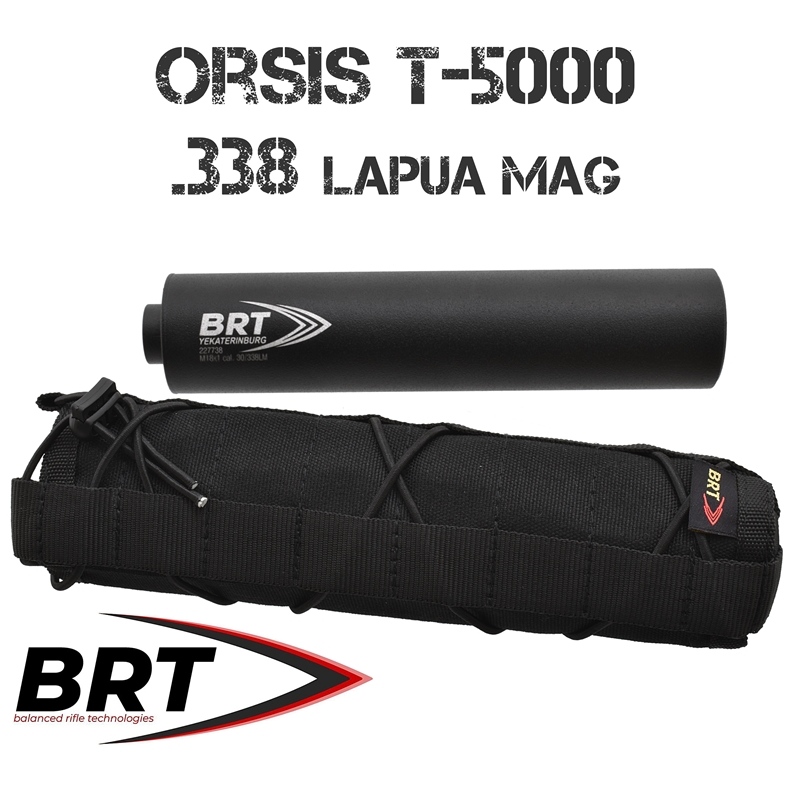 ДТКП (Банка) 17 камер BRT на Orsis SE T-5000 338 Lapua Mag, резьба M18x1R
