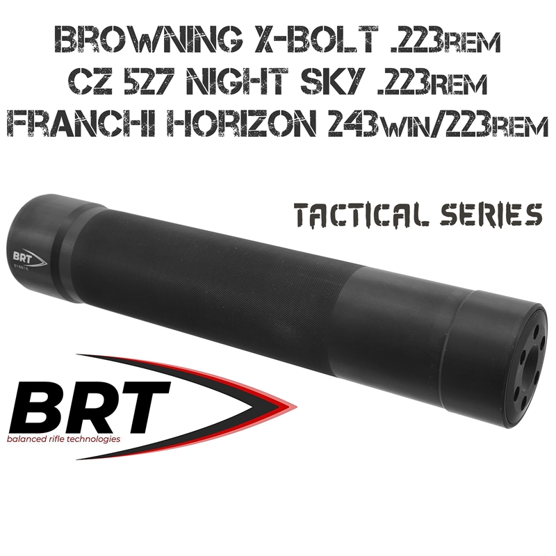 ДТКП (Банка, ДТК закрытого типа) BRT Tactical на CZ 527 Night Sky, Franchi Horizon 223Rem/243Win, Browning X-Bolt 223Rem, резьба M14x1R