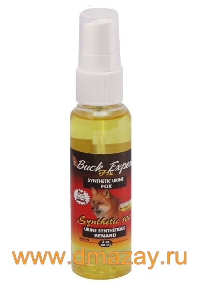 Приманка на лису искусственный ароматизатор Buck Expert (БАК ЭКСПЕРТ) 08SYN Synthetic urine Fox спрей 60 мл