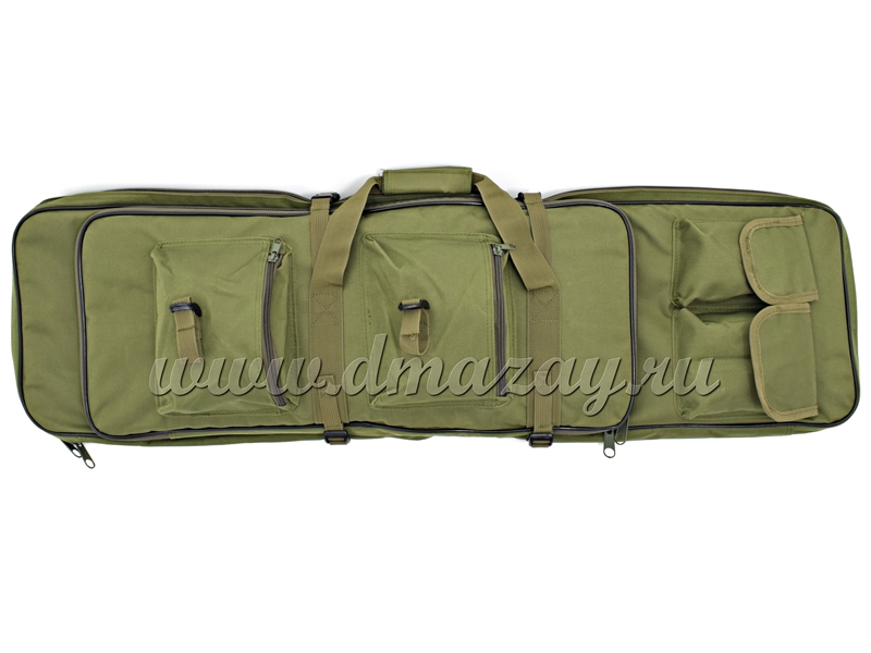 Чехол-рюкзак Master Hunt для оружия (АК, Сайга, Вепрь в неразобранном виде и прочие) с оптикой длиной до 100/125/126+ см, модель 2 цвет Олива