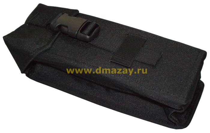 Универсальный закрытый подсумок DASTA (Даста) для ДВУХ магазинов АК, кордура, арт.542