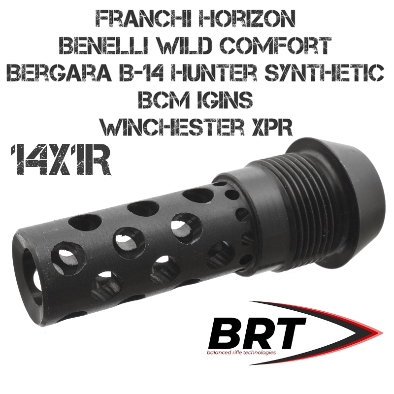 ДТК Franchi Horizon, Benelli Wild Comfort, Bergara B-14 Hunter Synthetic, BCM igins, Winchester XPR, с внешней резьбой для накручивания банок BRT (Брт), резьба 14x1R