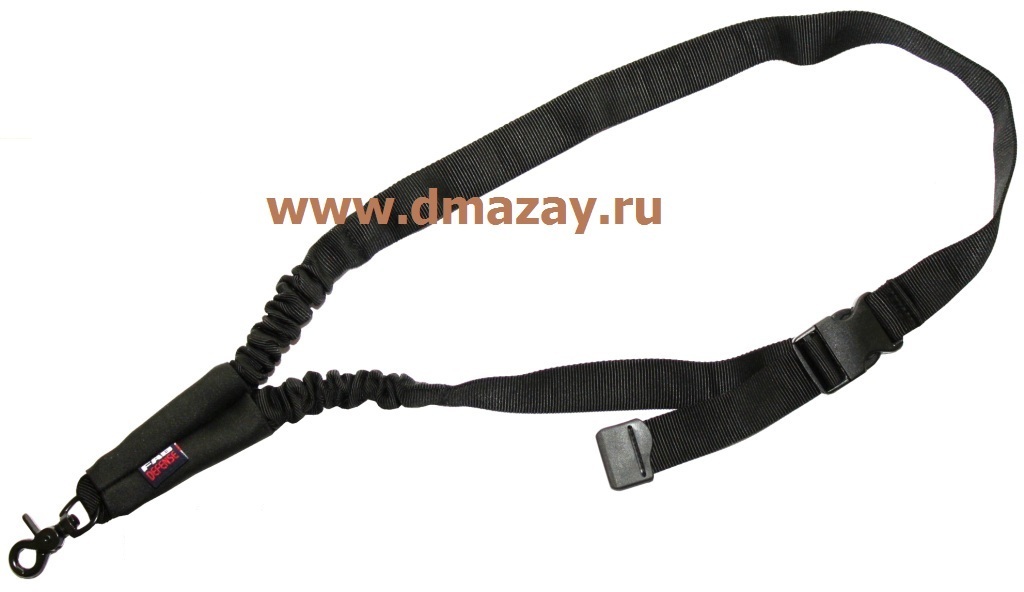Ремень для оружия (погонный) тактический одноточечный FAB Defense (Фаб Дефенс) BUNGEE цвет черный