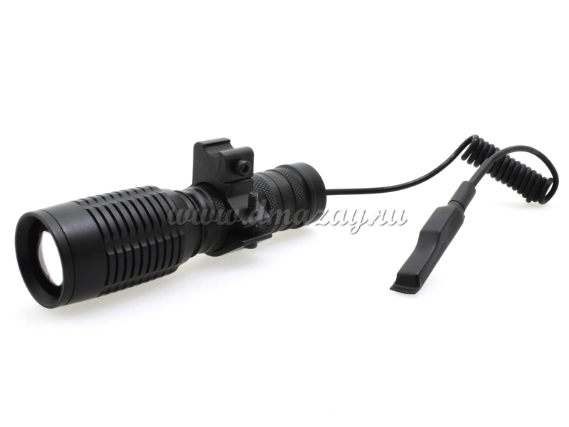 Фонарь подствольный+ручной светодиодный на планку Ласточкин Хвост Power Style 11670