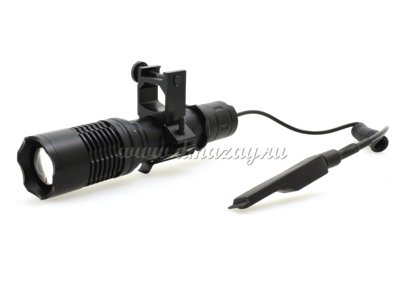 Фонарь подствольный+ручной светодиодный на планку Вивера Power Style 11667