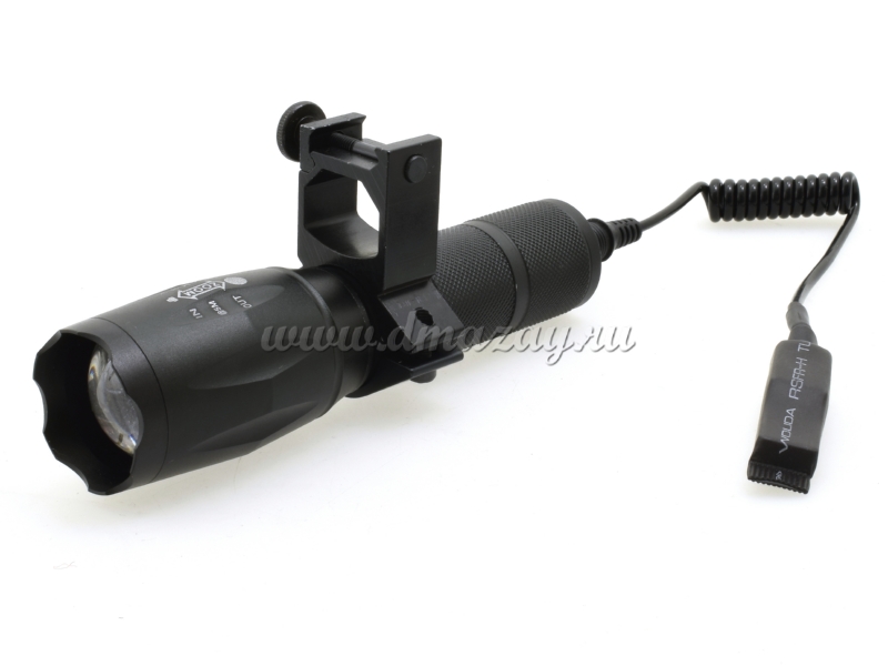 Фонарь подствольный+ручной светодиодный на планку Вивера STRONG LIGHT FLASHLIGHT 11668