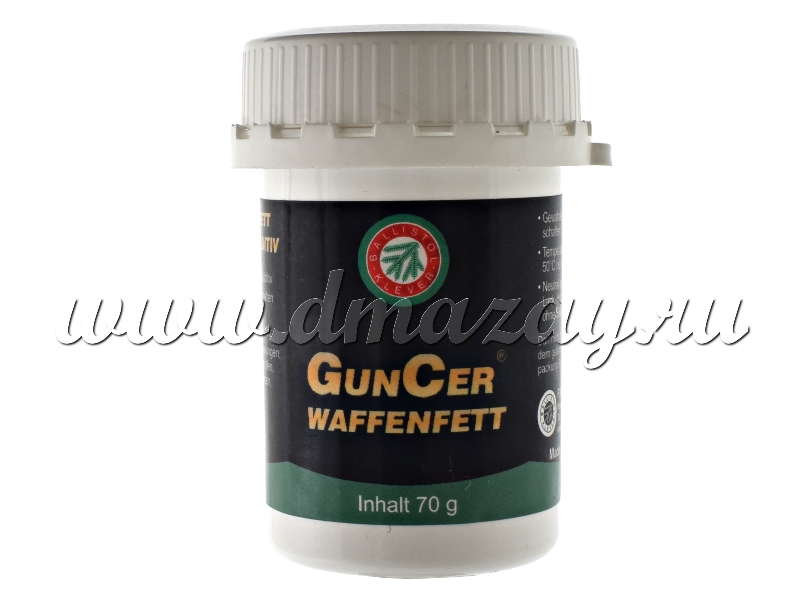 Оружейная смазка с керамической присадкой Klever-Ballistol GunCer Waffenfett Inhalt 70ml арт 23771