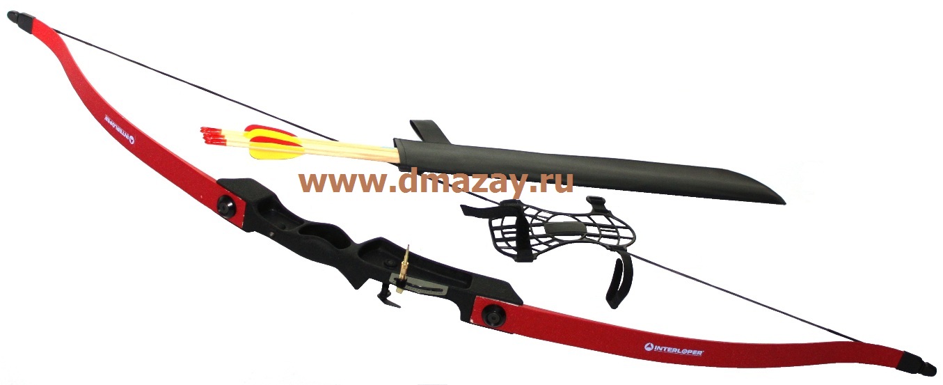 Лук детский рекурсивный (классический) INTERLOPER (ИНТЕРЛОПЕР) ОЛИМПИК ЮНИОР (JR ARCHERY) сила натяжения 7 кг