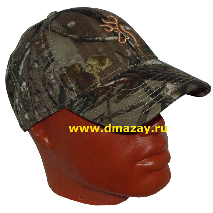 Кепка-бейсболка Browning (Браунинг) камуфляж REALTREE (лес)