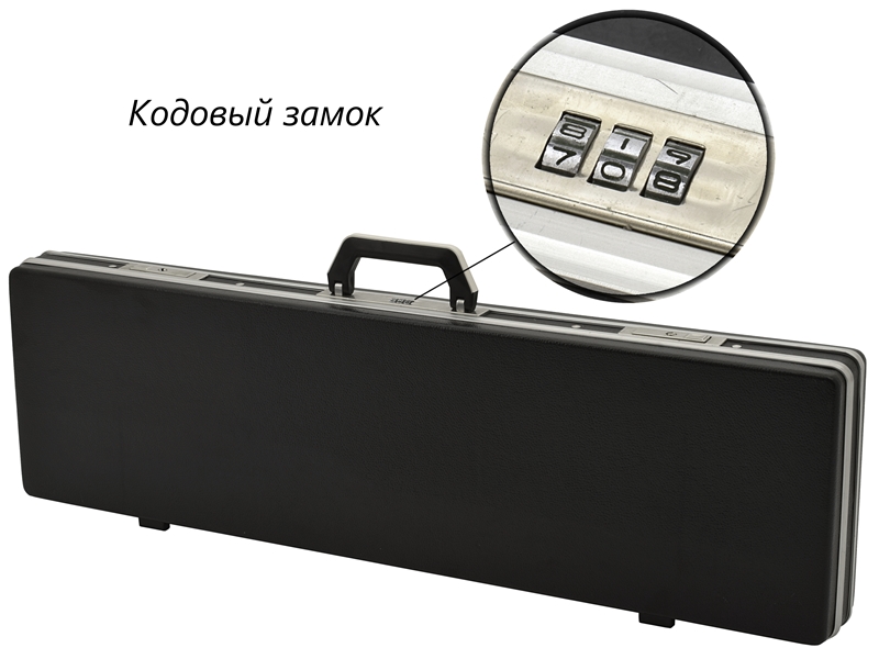 Кейс СССР из противоударного пластика (чехол, футляр, дипломат) для оружия в разобранном виде (ИЖ-27, ТОЗ-34, ИЖ-43, ТОЗ-120, МР-18 и прочих с длиной ствола до 80см)