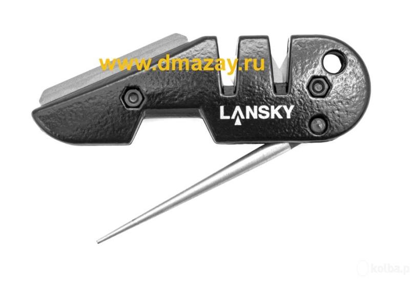 Точилка приспособление для заточки ножей и инструмента 4 in 1 с серрейторными лезвиями Lansky Tactical Blademedic Sharpeners (Лански шарпенерс) PS-MED01