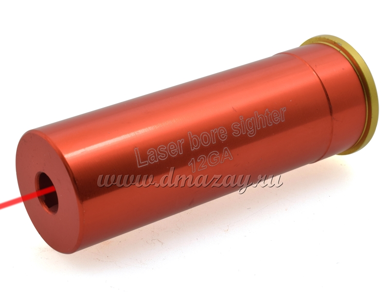 Лазерный патрон для холодной пристрелки оружия 12 калибра Laser Bore Sighter