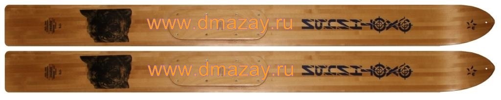 Лыжи промысловые ОХОТНИЧЬИ дерево длина 175 см производства ОАО Нововятский лыжный комбинат Киров