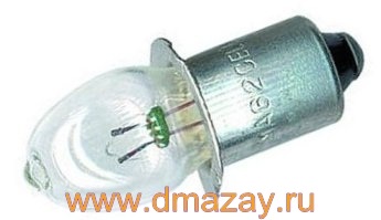 Комплект криптоновых ламп (2 штуки) для фонарей Maglite (МАГЛАЙТ) 2 -Cell D и C LWSA201 U WHITE STAR Kripton в блистере