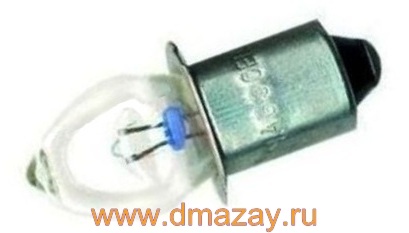Комплект криптоновых ламп (2 штуки) для фонарей Maglite (МАГЛАЙТ) 3 -Cell D и C LWSA301 U WHITE STAR Kripton в блистере