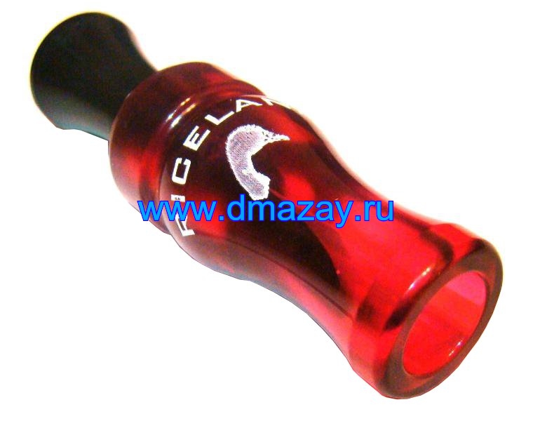        ()      RICELAND CUSTOM CALLS (RCC) DUCK CALL POLY Black-Red  -.