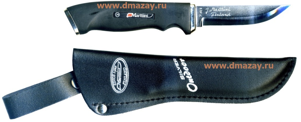 Нож охотничий длина клинка 8,5 см Marttiini (Мартини) 215012 Silver Carbinox big (Серебряный большой)