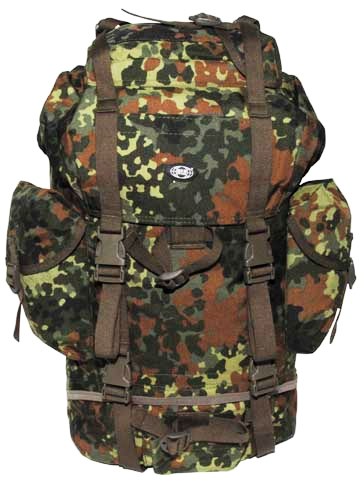 Рюкзак 30 литров тактический камуфлированный BW Kampfrucksack flecktarn Cordura туристический смешанный лес большой охотничий 30233V Германия