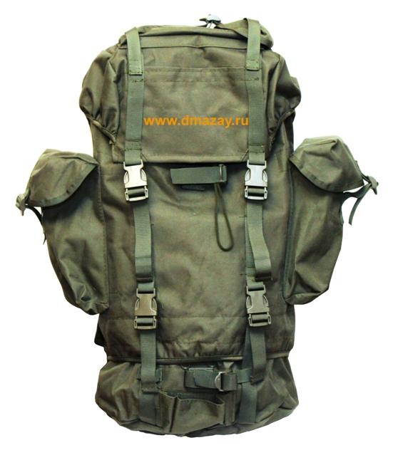 Рюкзак 65 литров тактический BW Kampfrucksack Oliv Polyester туристический зеленый большой охотничий MFH 30253B оливковый Германия
