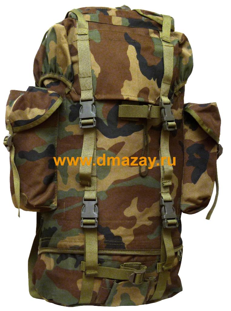  65    BW Kampfrucksack woodland Polyester      30253T  