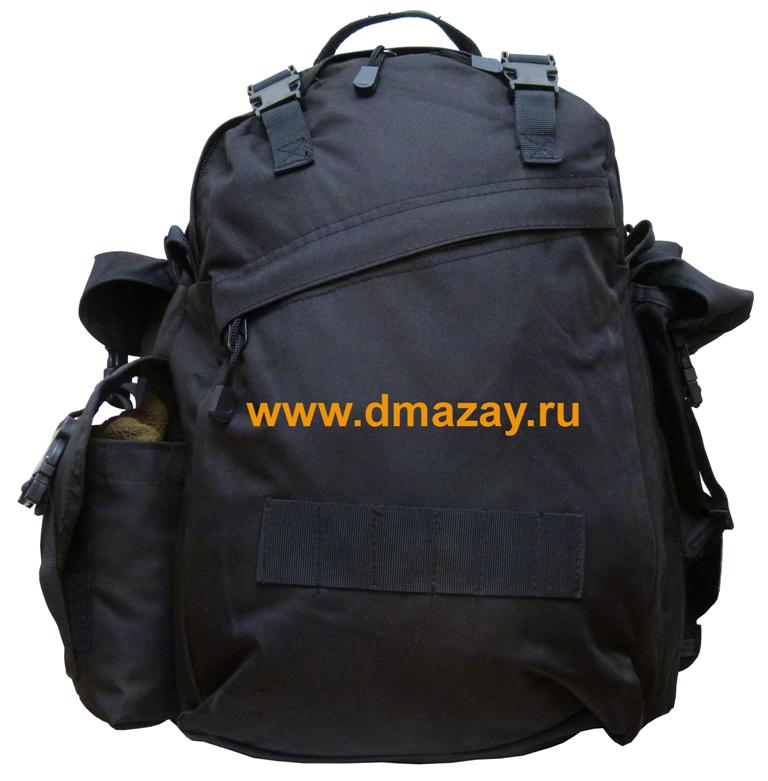 Рюкзак тактический US Rucksack Combo black Max Fuchs AG охотничий Cordura черный MFH 40 литров 30263A Германия
