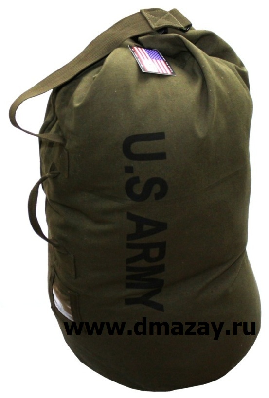 Баул транспортный (вещевой мешок) US DUFFLE BAG OD армии США MAX FUCHS (MFH) 30505B цвет оливково- серый