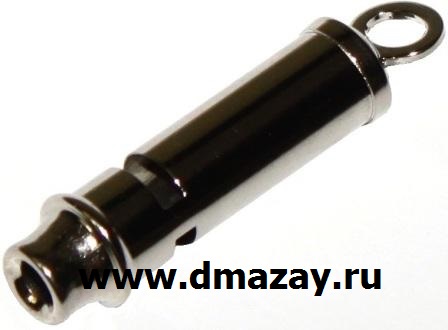 Свисток полицейский сигнальный MILTEC STURM (МИЛТЕК ШТУРМ) 1632000 BOBBY никелированный