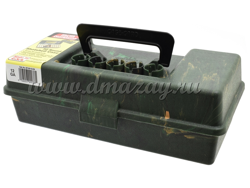 Кейс на 50 патронов 12 калибра с местом для манка MTM SF-50-12-09