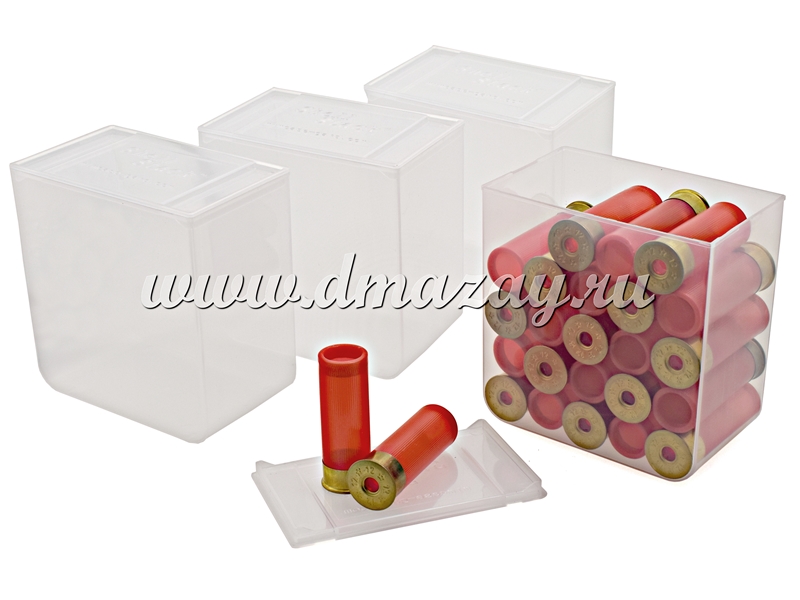 Набор (комплект) из 4-х коробок по 25 патронов 12 калибра MTM Shell Stack SS25-00