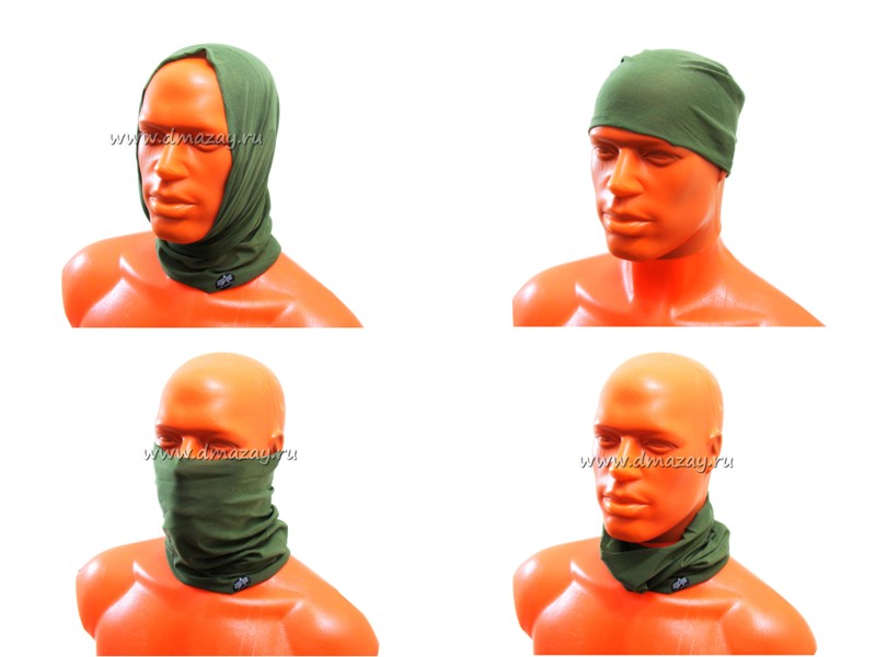 Мультибандана Alpha (Альфа) Olive Green (Оливковая, зеленая), арт. 41380