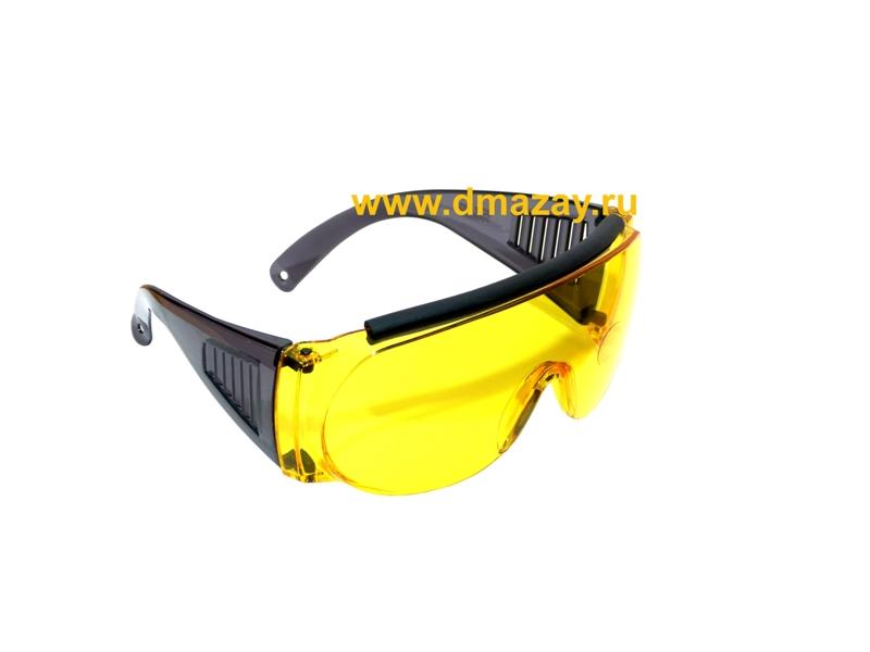 Очки защитные стрелковые Allen 2170 Shooting Safety Glasses желтые поликарбонат