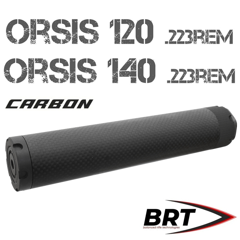 ДТКП (Банка, ДТК закрытого типа) BRT (БРТ) Оса (карбоновый корпус) на Orsis 120, Орсис 140 223Rem, резьба M16x1R