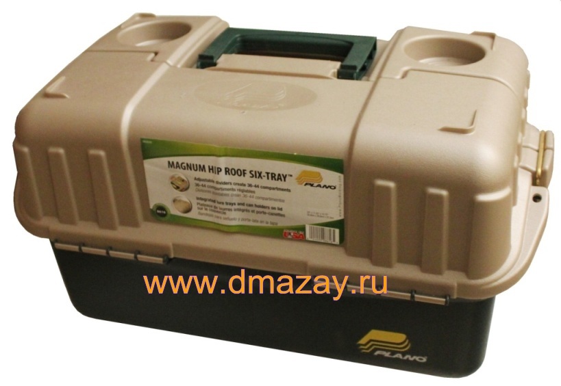 Рыболовный ящик (бокс) PLANO (ПЛАНО) 8616-00 MAGNUM HIPROOF 6-TRAY BOX