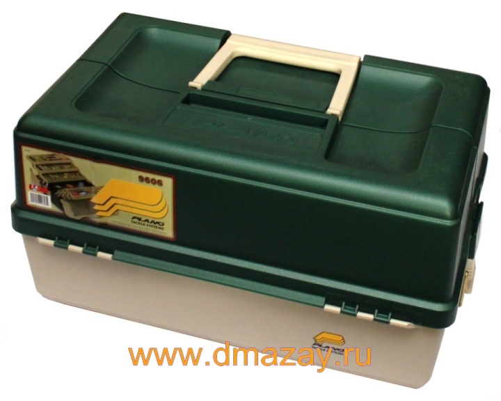 Рыболовный ящик (бокс)  PLANO (ПЛАНО) 9606-02 LARGE 6-TRAY TACKLE BOX    