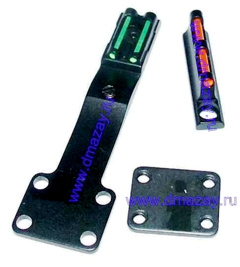 Мушка оптоволоконная универсальная для полевой охоты TRUGLO (ТРУГЛО) TG950 TRU BEAD TM TURKEY UNIVERSAL комплект