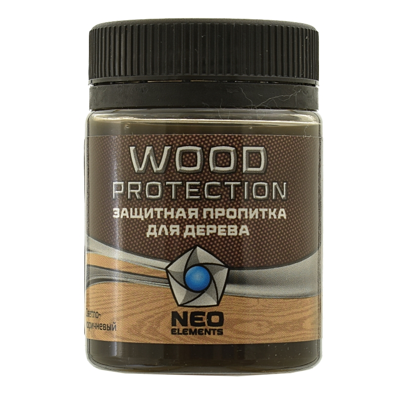 Пропитка для дерева Wood Protection 50мл светло-коричневая