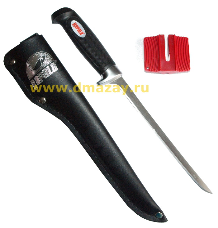 Тонкий филейный нож Rapala BP708SH1 8" (клинок 20см) серия "Finn Thinn Fillet"