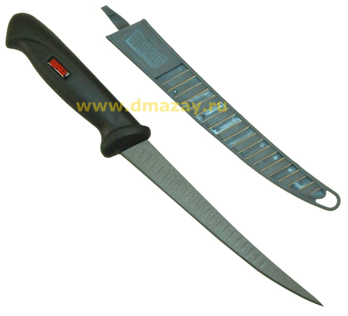 Филейный нож Rapala (Рапала) серии "EZ Glide", клинок 18см с тефлоновым покрытием, арт.REZ7