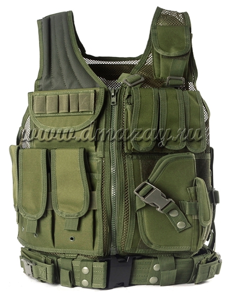 Жилет разгрузочный Kingrin Mesh Vest, цвет Олива