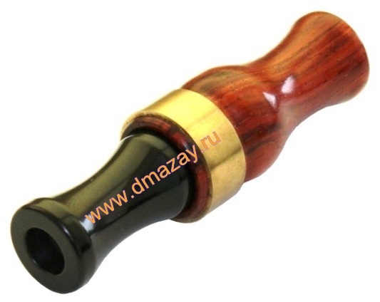        ()     RICELAND CUSTOM CALLS (RCC) DUCK CALL COCOBOLA WOOD 1 REED  -/ 