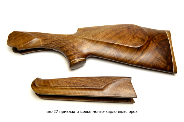 ИЖ-27 (приклад+цевьё) "Монте-Карло" люкс орех