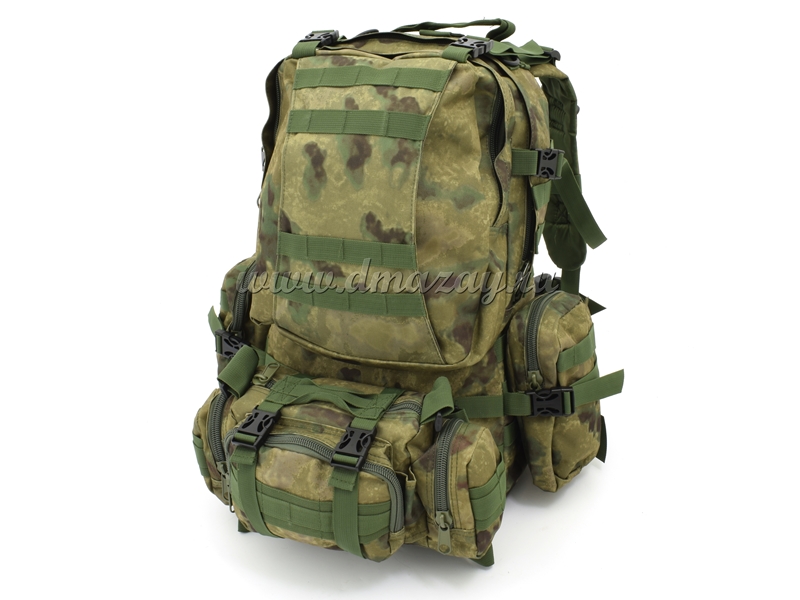 Рюкзак рейдовый "Болото (Мох, атака)" 35 - 50 л
